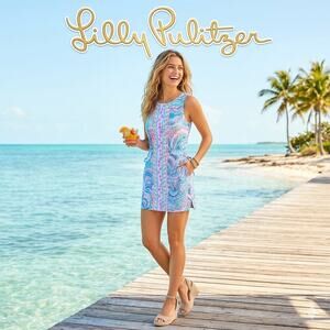 Lilly Pulitzer Donna Romper | Happy as a Clam